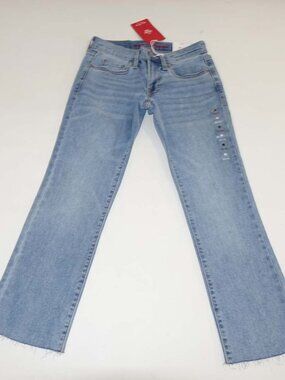 Lucky Brand Women's Sweet Mid Rise Crop Jeans Size 00 / 24 NWT Blue Stretch